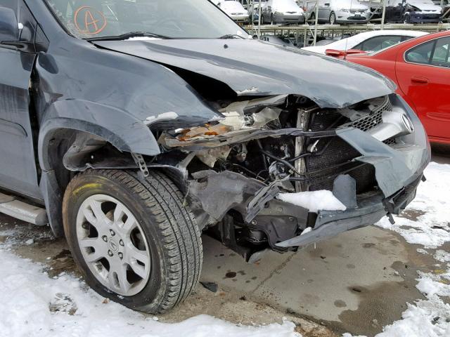 2HNYD18846H534110 - 2006 ACURA MDX TOURIN BLUE photo 9