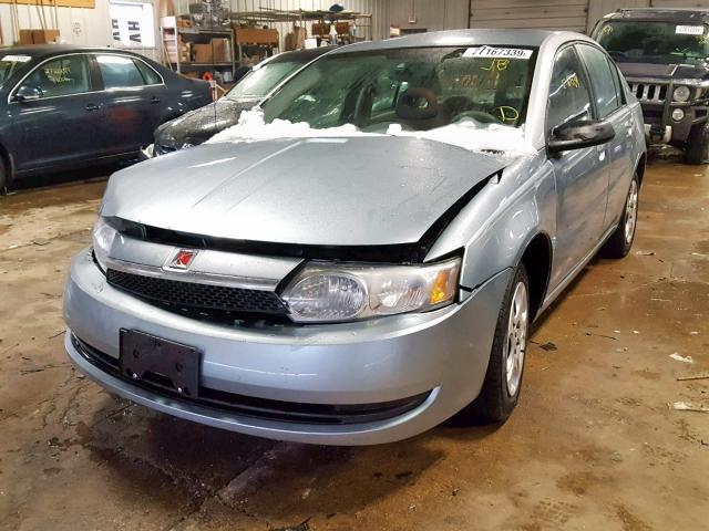 1G8AJ52F83Z122213 - 2003 SATURN ION LEVEL BLUE photo 2
