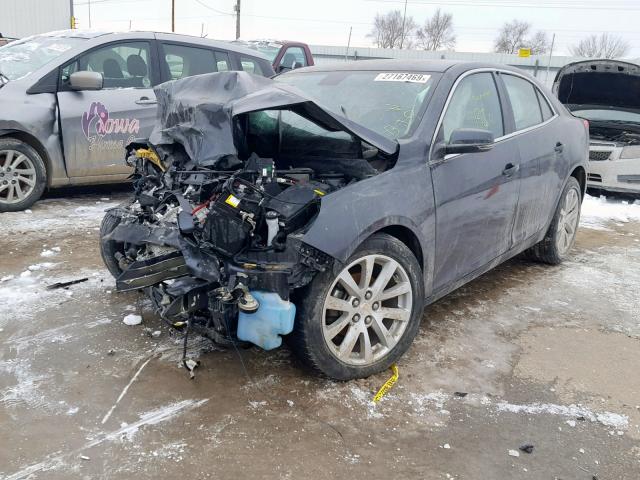 1G11D5SL6FF258809 - 2015 CHEVROLET MALIBU 2LT BLACK photo 2