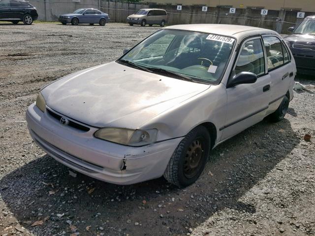 1NXBR12E1XZ188152 - 1999 TOYOTA COROLLA VE 银色 照片 2