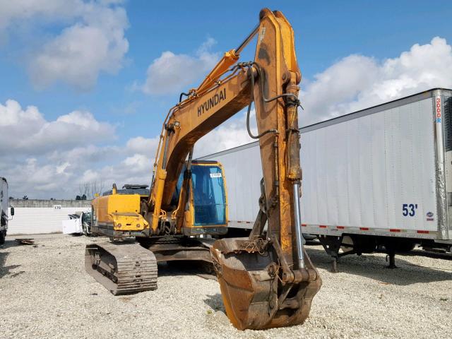 HH1HQ601PC0001266 - 2009 HYUNDAI EXCAVATOR YELLOW photo 1