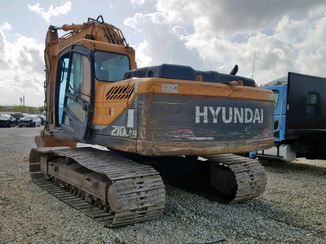 HH1HQ601PC0001266 - 2009 HYUNDAI EXCAVATOR YELLOW photo 3