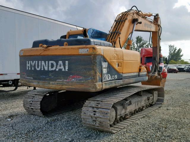 HH1HQ601PC0001266 - 2009 HYUNDAI EXCAVATOR YELLOW photo 4