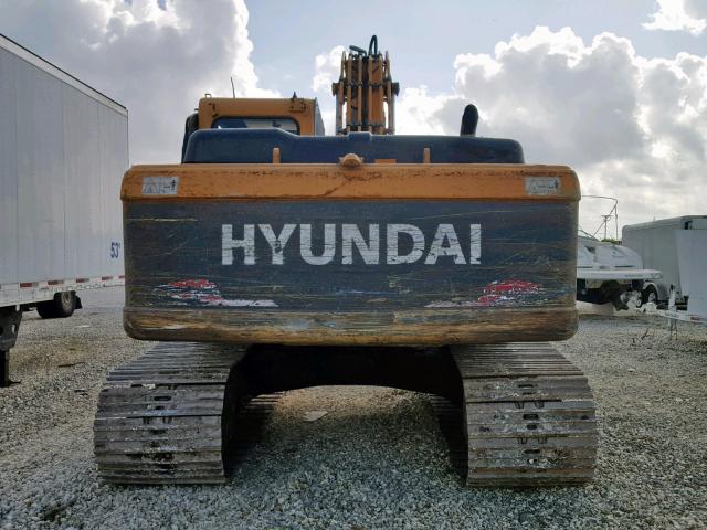 HH1HQ601PC0001266 - 2009 HYUNDAI EXCAVATOR YELLOW photo 6