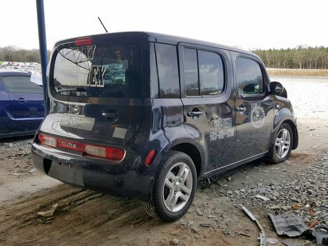 JN8AZ2KR5BT204395 - 2011 NISSAN CUBE BASE BLACK photo 4