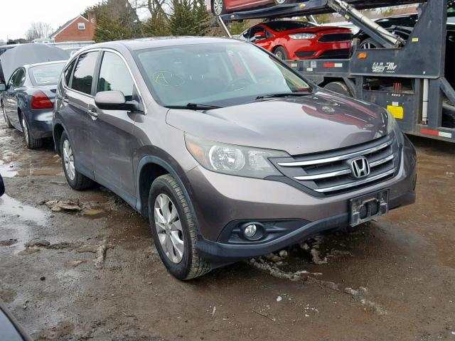 5J6RM4H5XCL025102 - 2012 HONDA CR-V EX GRAY photo 1