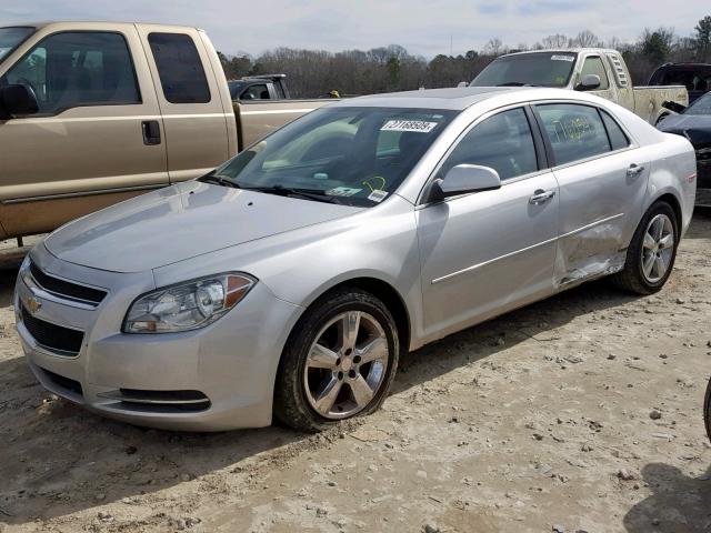 1G1ZD5EU2CF325330 - 2012 CHEVROLET MALIBU 2LT SILVER photo 2