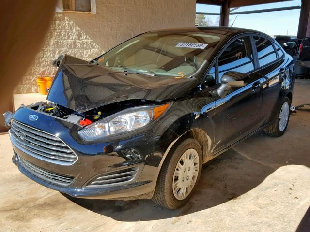 3FADP4AJ3KM102796 - 2019 FORD FIESTA S BLACK photo 2