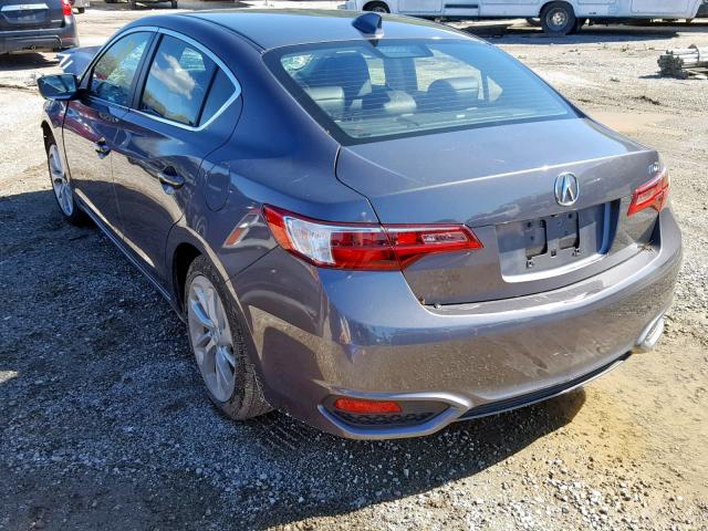 19UDE2F71JA006969 - 2018 ACURA ILX PREMIU GRAY photo 3