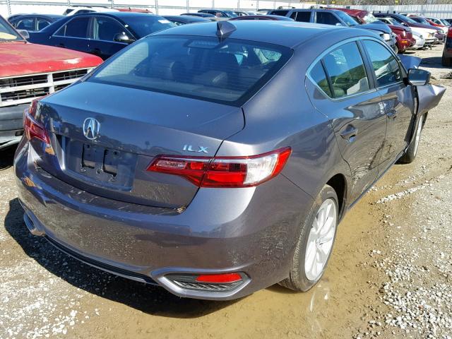 19UDE2F71JA006969 - 2018 ACURA ILX PREMIU GRAY photo 4