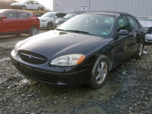 1FAHP55S23G219453 - 2003 FORD TAURUS SES BLACK photo 2