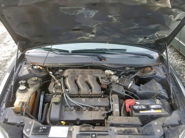 1FAHP55S23G219453 - 2003 FORD TAURUS SES BLACK photo 7