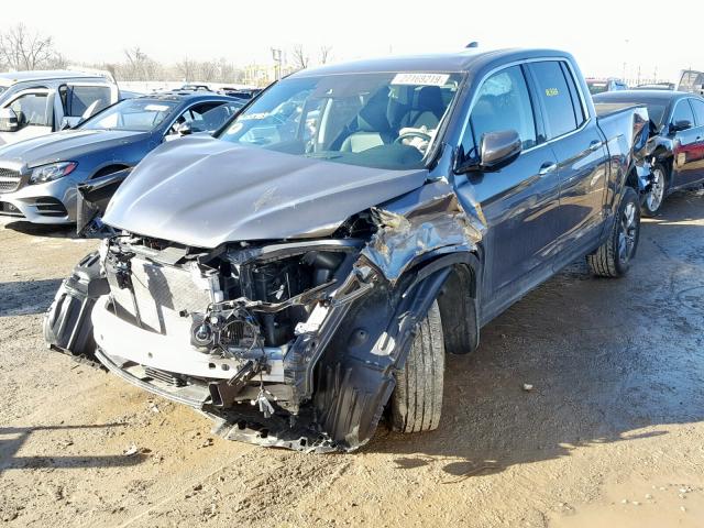 5FPYK3F71HB013783 - 2017 HONDA RIDGELINE GRAY photo 2