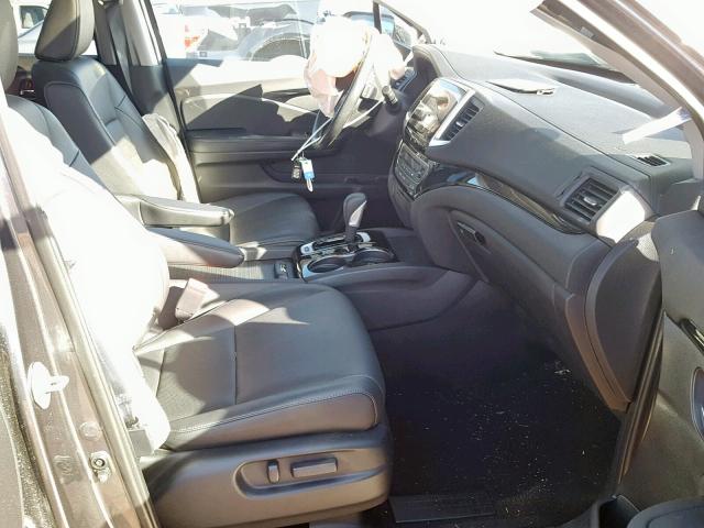 5FPYK3F71HB013783 - 2017 HONDA RIDGELINE GRAY photo 5