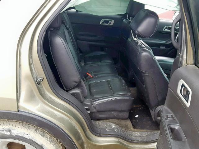 1FMHK7F83CGA02237 - 2012 FORD EXPLORER L GREEN photo 6