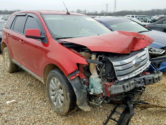 2FMDK3JC2ABB19007 - 2010 FORD EDGE SEL RED photo 1