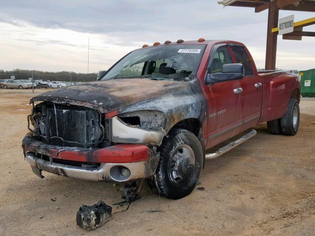 3D7ML48C16G262375 - 2006 DODGE RAM 3500 S RED photo 2