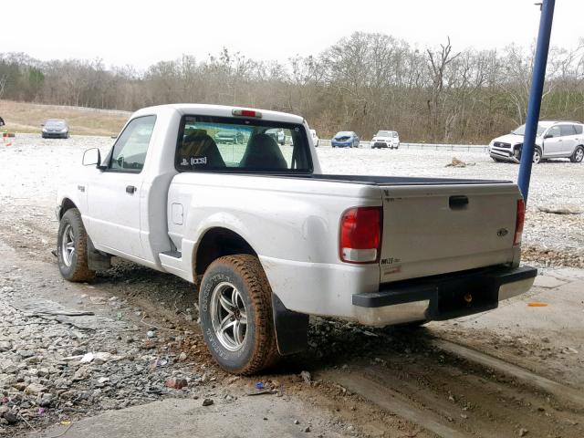 1FTYR10C0YPC13509 - 2000 FORD RANGER WHITE photo 3