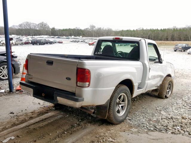 1FTYR10C0YPC13509 - 2000 FORD RANGER WHITE photo 4