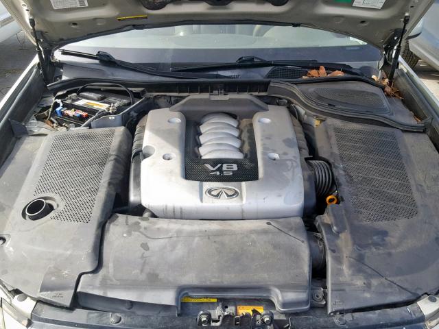 JNKBY01E76M207402 - 2006 INFINITI M45 BASE TAN photo 7