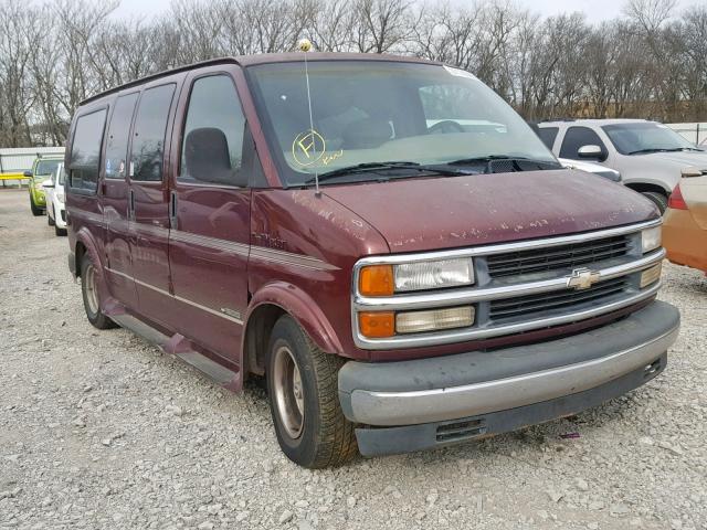 1GBFG15R6V1067985 - 1997 CHEVROLET EXPRESS G1 MAROON photo 1