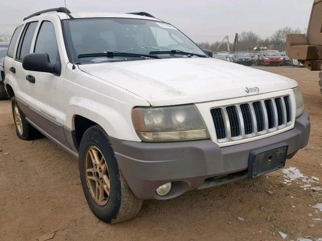 1J4GW48S14C252011 - 2004 JEEP GRAND CHER WHITE photo 1