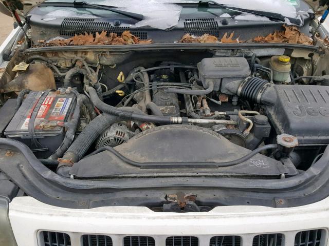 1J4GW48S14C252011 - 2004 JEEP GRAND CHER WHITE photo 7