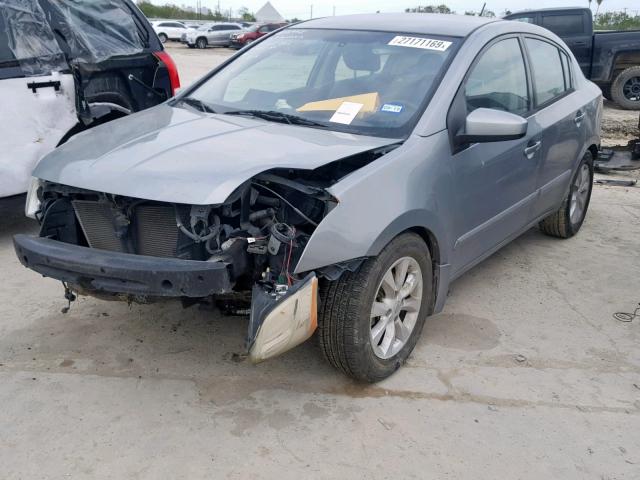 3N1AB6APXAL609469 - 2010 NISSAN SENTRA 2.0 SILVER photo 2