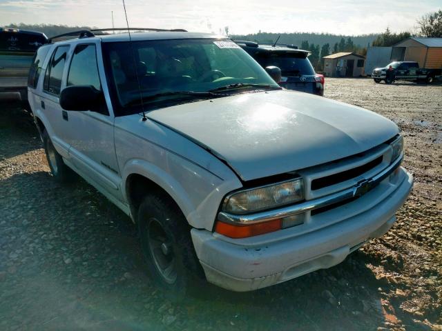 1GNCS13W4Y2190194 - 2000 CHEVROLET BLAZER WHITE photo 1