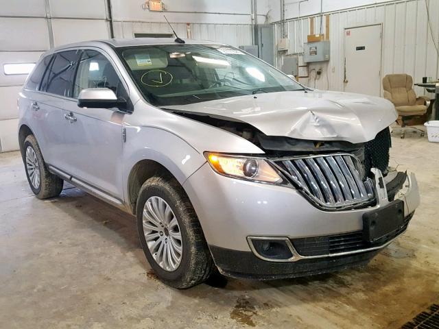 2LMDJ8JK4DBL32959 - 2013 LINCOLN MKX SILVER photo 1