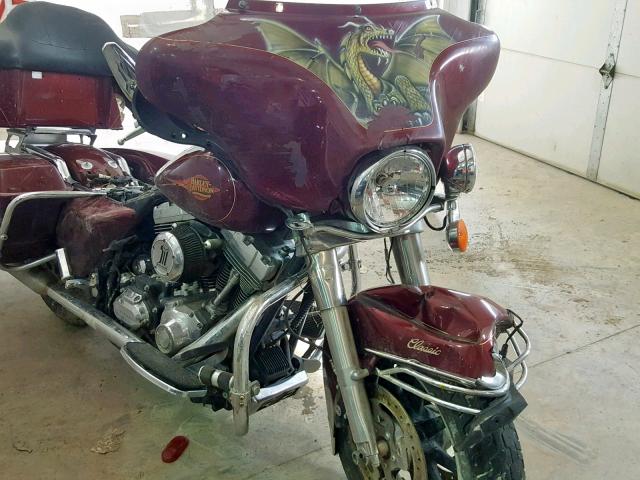 1HD1FF41X8Y697617 - 2008 HARLEY-DAVIDSON FLHT CLASS MAROON photo 9