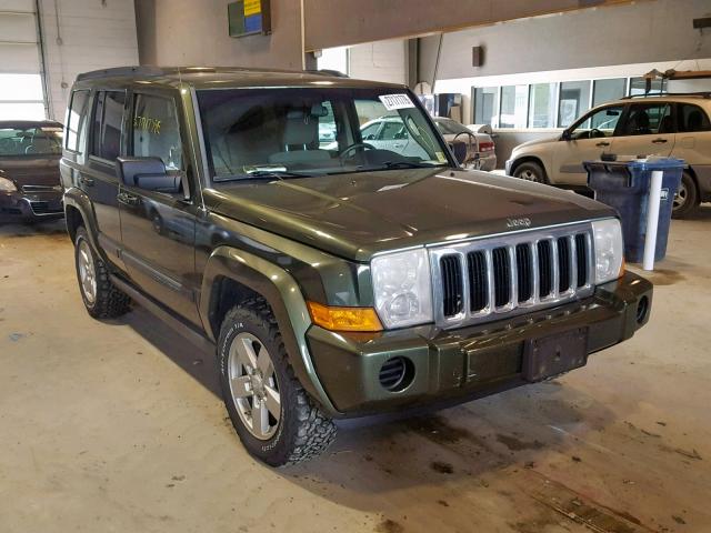 1J8HG48K27C586696 - 2007 JEEP COMMANDER GREEN photo 1