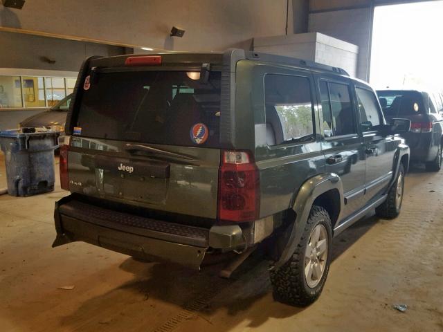 1J8HG48K27C586696 - 2007 JEEP COMMANDER GREEN photo 4