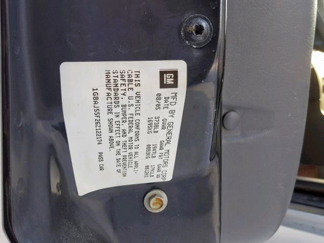 1G8AJ55F26Z122174 - 2006 SATURN ION LEVEL SILVER photo 10