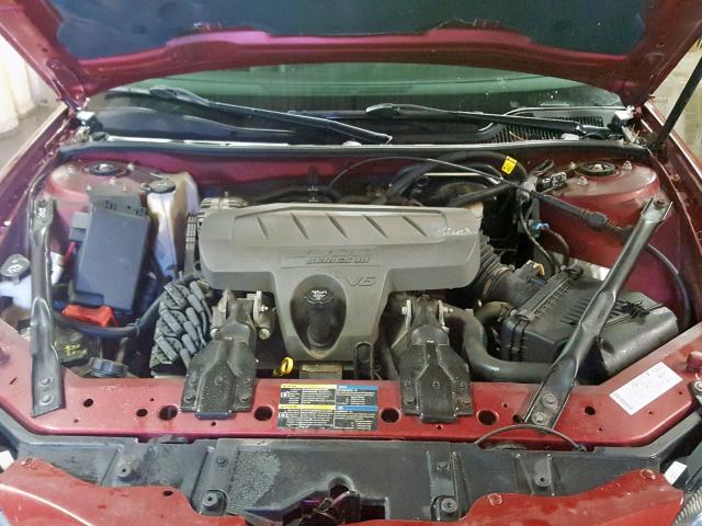 2G2WP552X81126318 - 2008 PONTIAC GRAND PRIX MAROON photo 7