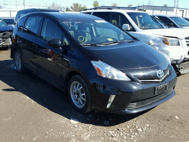 JTDZN3EU5D3242552 - 2013 TOYOTA PRIUS V BLACK photo 1