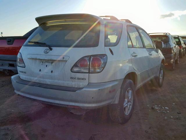 JTJGF10U820125298 - 2002 LEXUS RX 300 WHITE photo 4