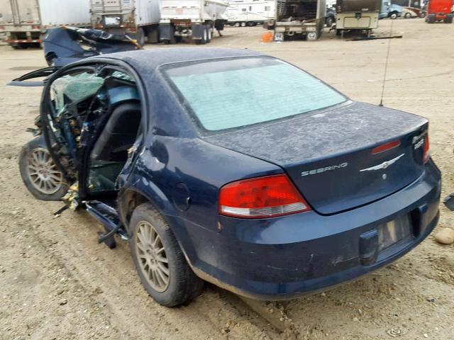 1C3EL56R06N172447 - 2006 CHRYSLER SEBRING TO BLUE photo 3