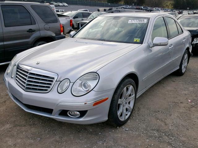 WDBUF56X57B011090 - 2007 MERCEDES-BENZ E 350 SILVER photo 2