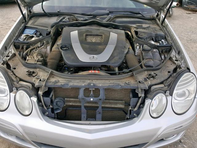 WDBUF56X57B011090 - 2007 MERCEDES-BENZ E 350 SILVER photo 7