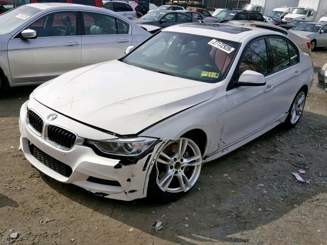 WBA3B9C54DF586267 - 2013 BMW 335 XI WHITE photo 2