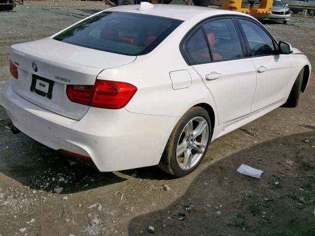 WBA3B9C54DF586267 - 2013 BMW 335 XI WHITE photo 4