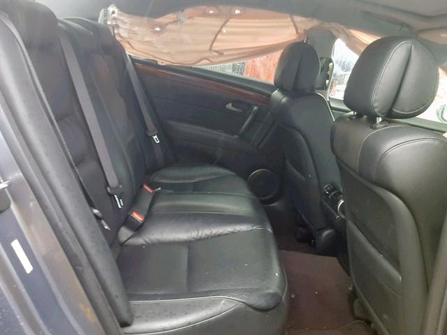 JH4KB16565C006465 - 2005 ACURA RL GRAY photo 6