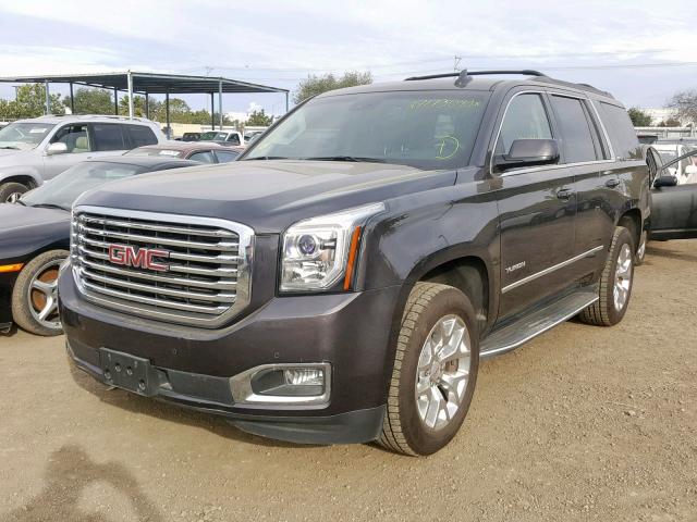 1GKS2BKC2HR115331 - 2017 GMC YUKON SLT CHARCOAL photo 2