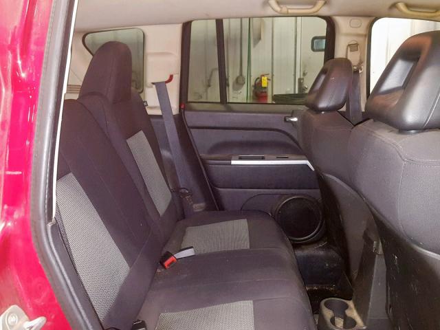 1J8FT47W38D705374 - 2008 JEEP COMPASS SP RED photo 6