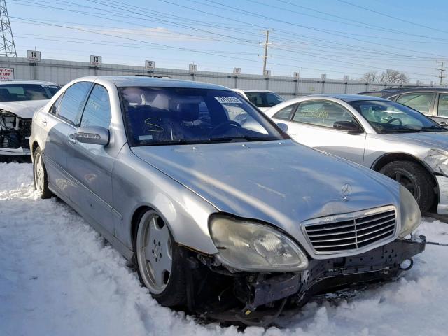 WDBNG75J51A143788 - 2001 MERCEDES-BENZ S 500 SILVER photo 1