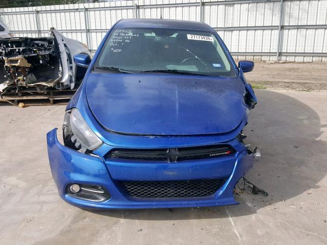 1C3CDFBA6DD342520 - 2013 DODGE DART SXT BLUE photo 9