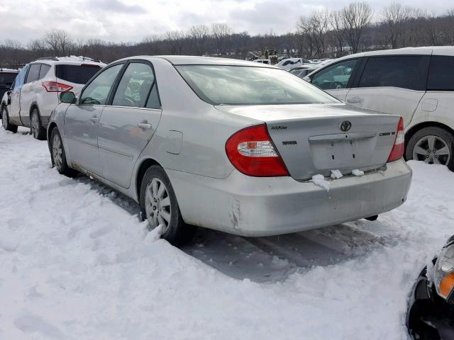 4T1BE32K73U723007 - 2003 TOYOTA CAMRY LE SILVER photo 3