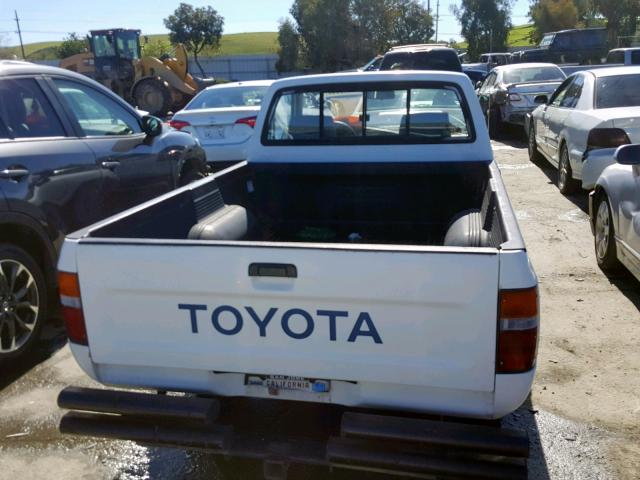 4TARN81A3PZ085545 - 1993 TOYOTA PICKUP 1/2 WHITE photo 6