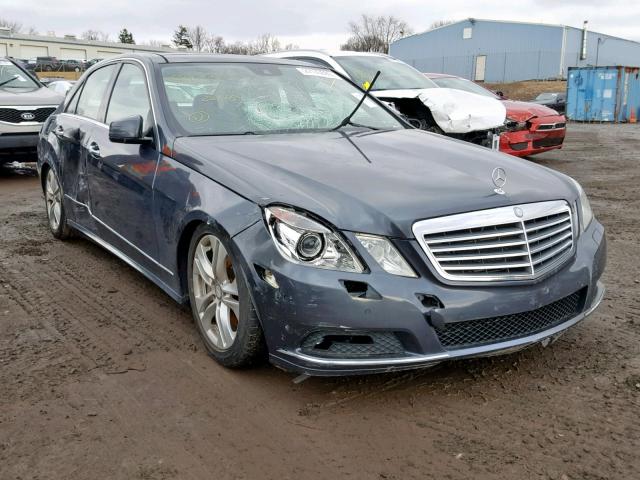 WDDHF9AB4AA251451 - 2010 MERCEDES-BENZ E 550 4MAT BLUE photo 1